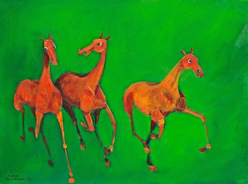 Three Red Horses